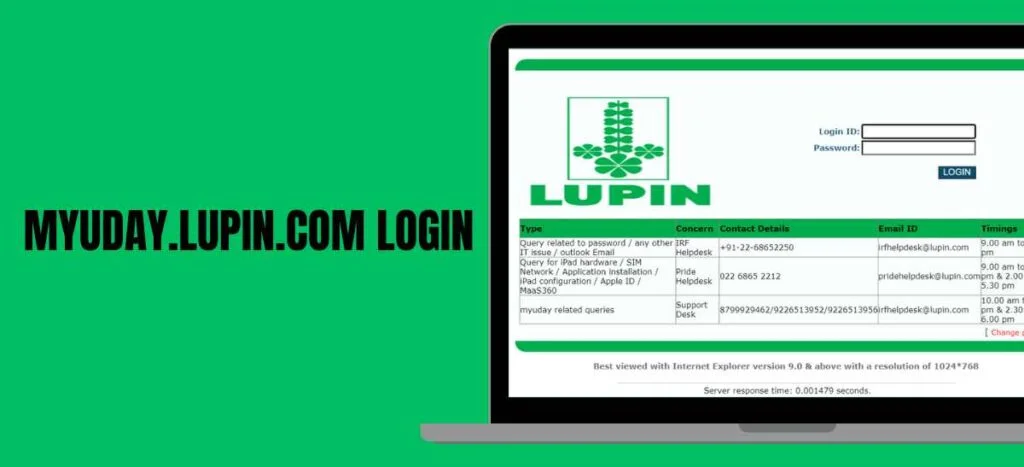 myuday.lupin.com login